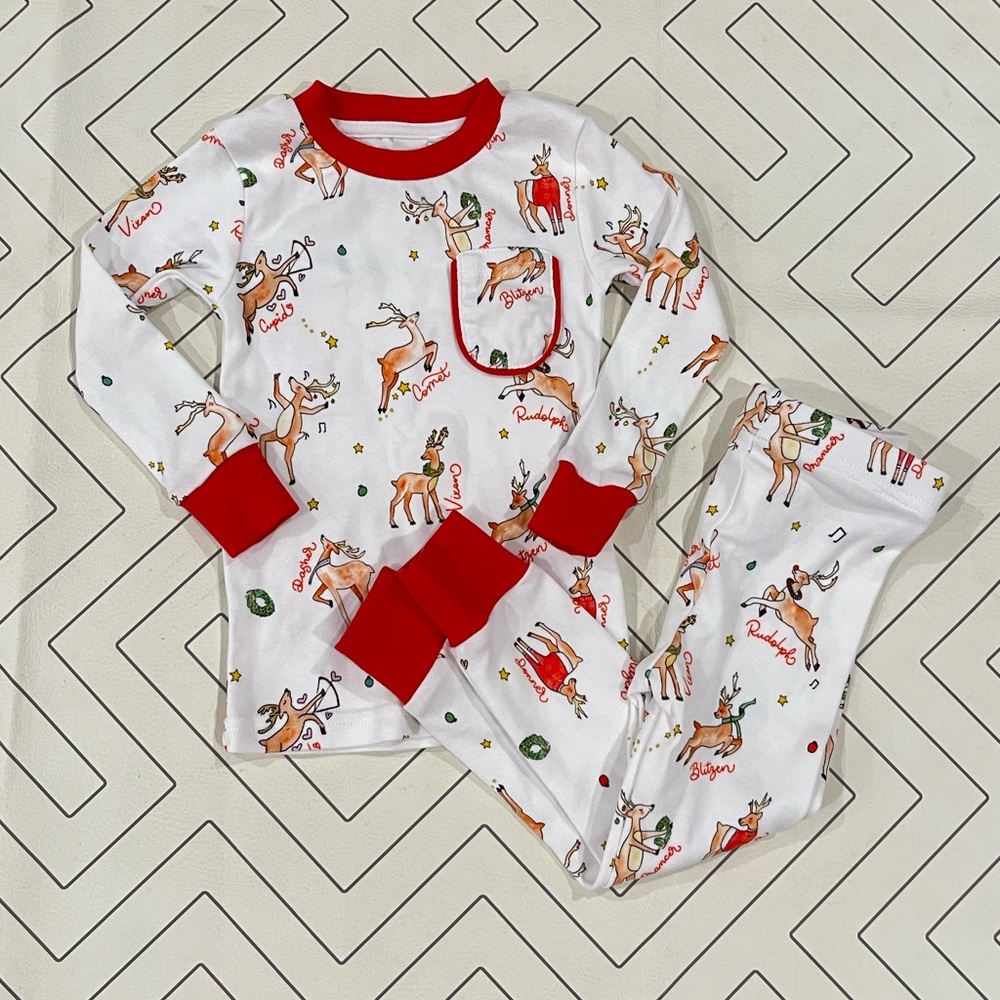 Nola Tawk Reindeer Christmas Pajama Set